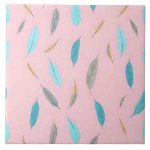 Popular Feathers Luxury Boho Collection Tile