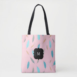 Popular Feathers Luxury Boho Collection Tote Bag