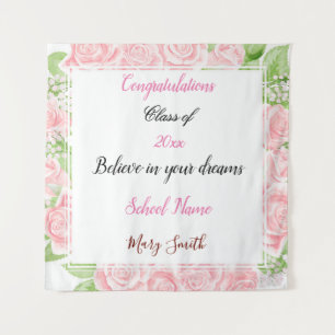 Popular Floral Customise Rose Tapestry