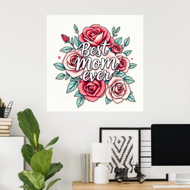 Popular Floral Luxury Gift Collection Poster (Home Office)