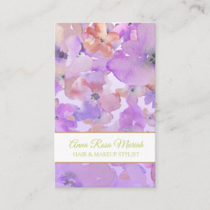 *~* Popular Floral Pattern Spa Girly Beauty Chic Business Card