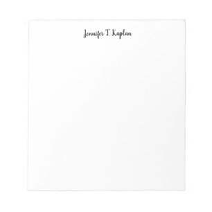 Popular Font Plain Professional Modern Minimalist Notepad