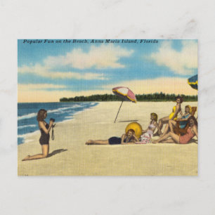 Popular Fun, Ana Maria Island, Florida Postcard