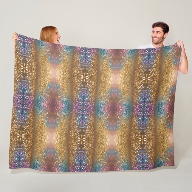 Popular Glitter Opal Holographic Collection Fleece Blanket (In Situ)