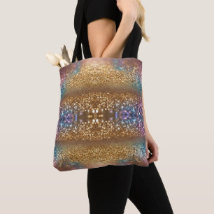 Popular Glitter Opal Holographic Collection Tote Bag