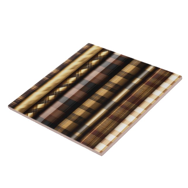 Popular Gold Wood Art Lamperia Collection Tile (Side)
