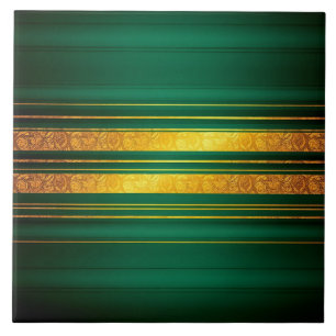 Popular Green Gold Luxury Linen Texture Collection Tile
