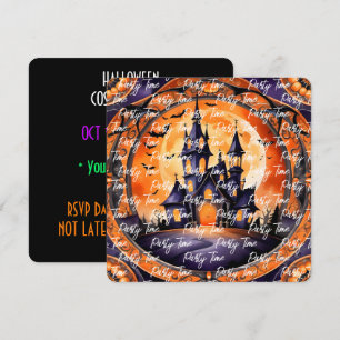 Popular Halloween Pumpkin Autumn Collection Invitation