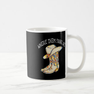 Popular Line Dance Song With Cowboy Hat & Boot Coffee Mug