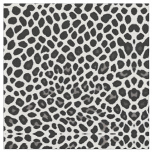 Popular Luxury White Leopard Elegant Collection Fabric