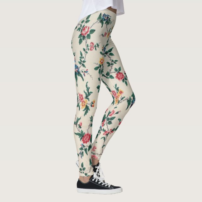 Popular multicolored floral pattern leggings (Right)