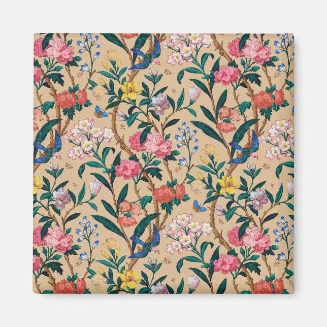 Popular pattern-birds, butterflies, bees... magnet (Front)