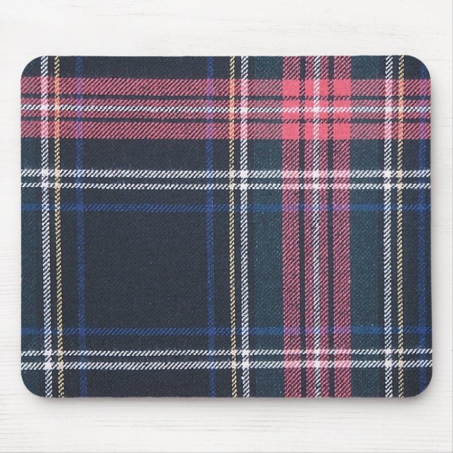 Popular Plaid Mouse Pad (Front)