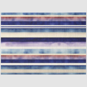 Popular Summer Navy Blue Boat Stripes Collection Tissue Paper