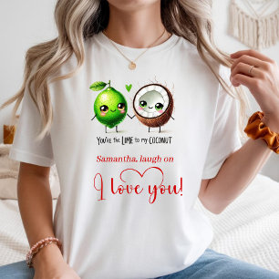 Popular Valentine Gift Funny Food Women Tee
