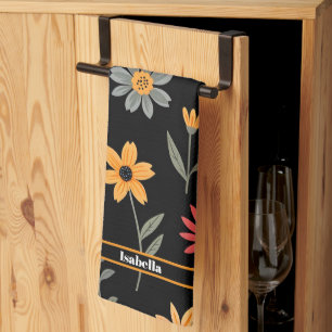 Popular Vintage Beautiful Floral Collection Tea Towel