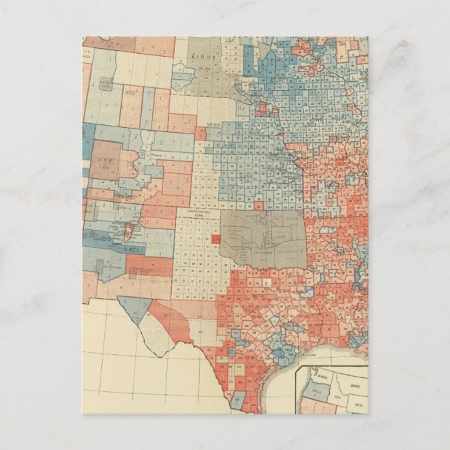 Popular vote 1880 postcard (Front)