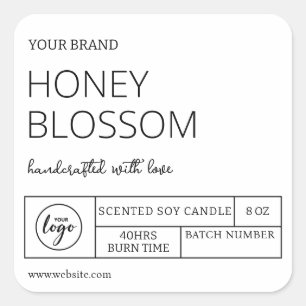 Popular White Candle Labels