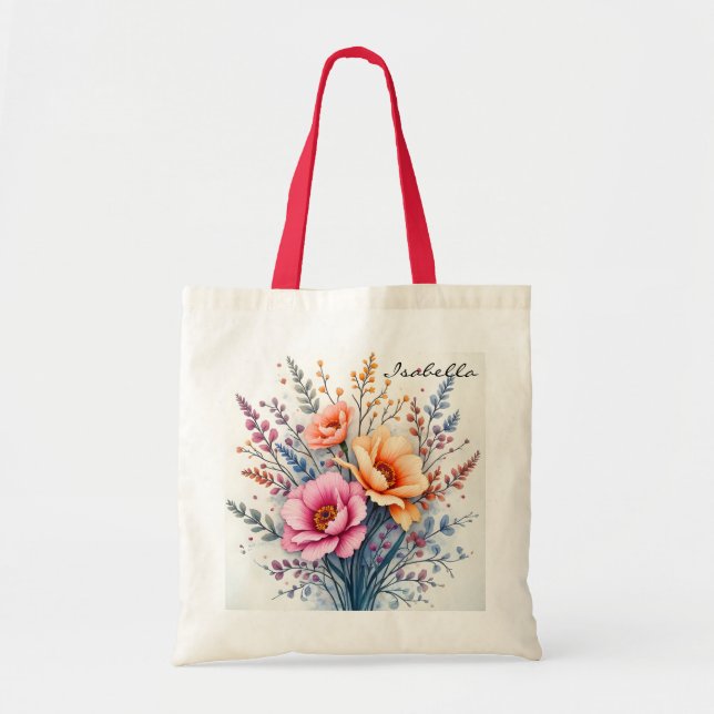 Popular Wildflowers Beautiful Luxury Collection Tote Bag (Front)
