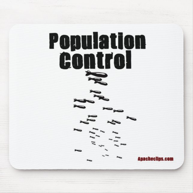 Population Control Mouse Pad (Front)