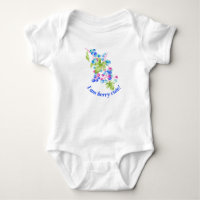 Porcelain Berries on a Baby Bodysuit