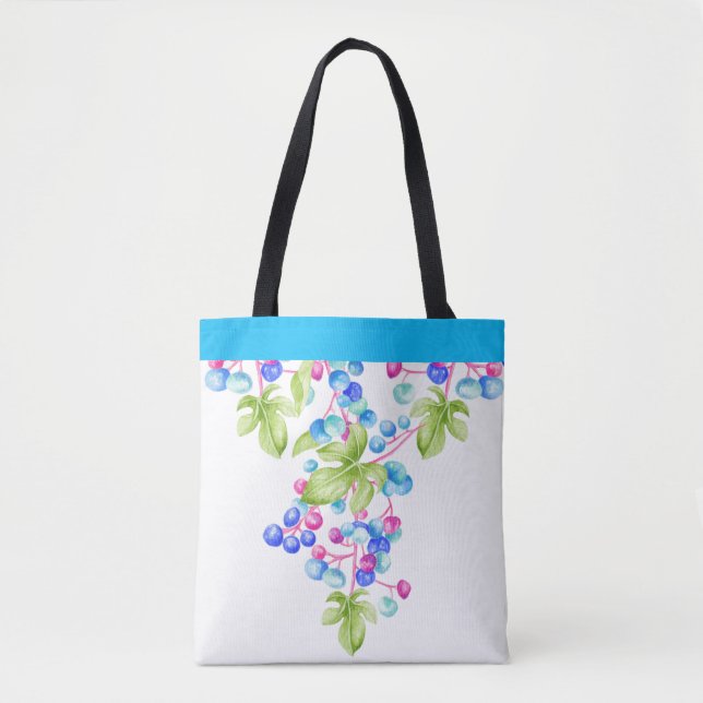 Porcelain Berries on a Tote Bag (Front)