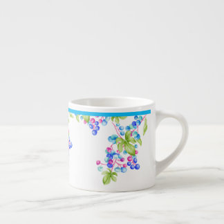 Porcelain Berries on an Espresso Mug