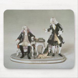 Porcelain figure of Frederick II of Prussia Mouse Pad