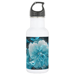 Porcelain flowers of fuchsia 532 ml water bottle