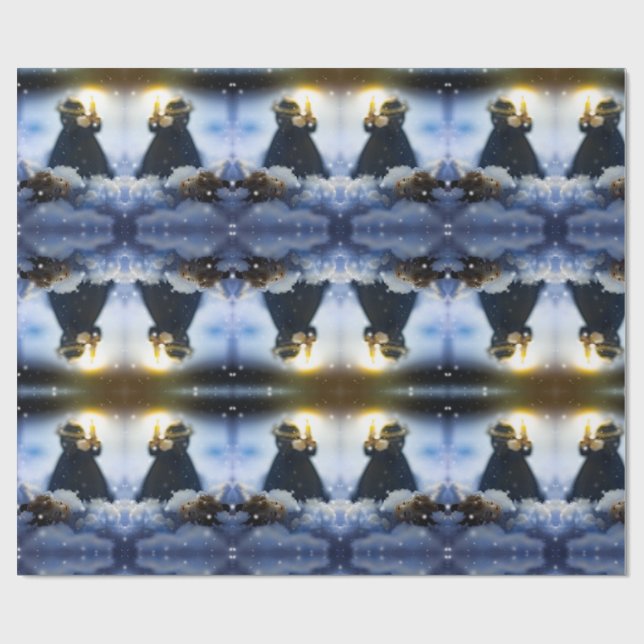 Porcelain in Snow X Wrapping Paper (Flat)
