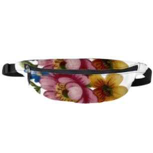 Porcelain Inspired Floral Bum Bags