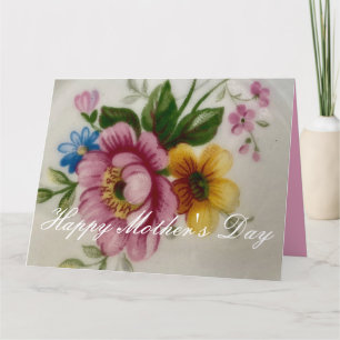 Porcelain Inspired Floral Card