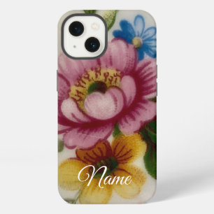 Porcelain Inspired Floral iPhone 13 Case