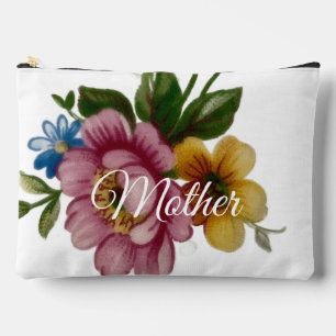 Porcelain Inspired Floral Print Cut Sew Bag