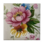 Porcelain Inspired Floral Tile<br><div class="desc">Add a personalized touch to your space with our customizable Porcelain Inspired Floral tiles — perfect for home decor, gifts, and creative design projects.</div>