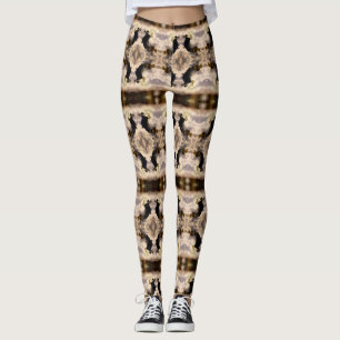 Porcelain Nights V Leggings
