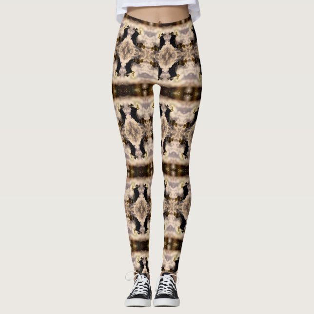 Porcelain Nights V Leggings (Front)
