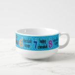 Porcelain Soup Mug "8 Nights Happy Hanukkah"<br><div class="desc">Porcelain Soup Mug "8 Nights Happy Hanukkah" Enjoy!!! Thanks for stopping and shopping by. Much appreciated!!! Style: Soup Mug Make mealtime more fun with a custom soup mug! Serve your favourite soup in a porcelain mug, customised with your beautiful designs, photos, or funny sayings. You can use this mug for...</div>