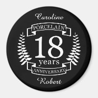 Porcelain traditional wedding anniversary 18 years
