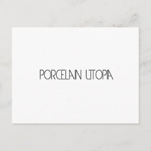 Porcelain Utopia Postcard