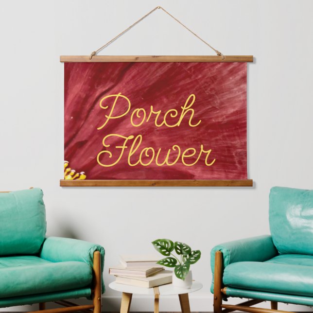 Porch Flower / Original / Hanging Tapestry (Living Room)