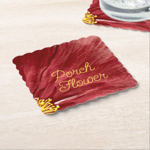 Porch Flower / Original / Paper Coaster