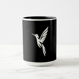 Porch Hummingbird Watcher Minimalist Bird T-Shirt Mug