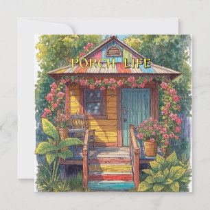 Porch  life tiny house