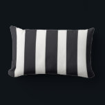 Porch Lumbar Throw Pillow For Patio B & W Stripes<br><div class="desc">Porch Deck Lumbar Throw Pillow For Patio Chairs and Benches - Elegant Black And White Stripes. Treat your patio chairs or bench or garden set to a new fresh modern chic, with a set of these stylish patio pillows. Mildew resistant. Own this elegant chic Neck Throw Pillow with Black &...</div>
