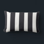 Porch Lumbar Throw Pillow For Patio B & W Stripes<br><div class="desc">Porch Deck Lumbar Throw Pillow For Patio Chairs and Benches - Elegant Black And White Stripes. Treat your patio chairs or bench or garden set to a new fresh modern chic, with a set of these stylish patio pillows. Mildew resistant. Own this elegant chic Neck Throw Pillow with Black &...</div>