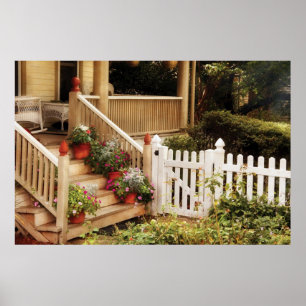 Porch - My Grandmother's Garden Poster