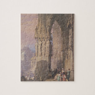 Porch of Regensburg Cathedral Jigsaw Puzzle