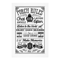 Porch Rules