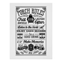 Porch Rules